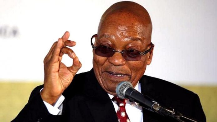 Former president Zuma signs controversial record deal