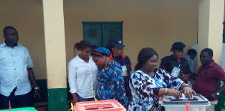 Lalong's daughter vote for the first time