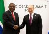 South Africa's Ramaphosa meets Putin at G20