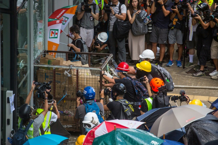Violent clashes as Hong Kong marks China handover anniversary