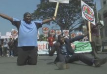 Kenya police tear gas protesters demanding closure of energy company