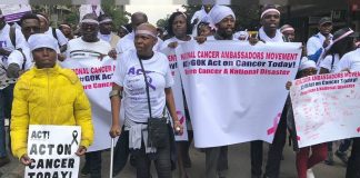 Kenyans protest to pressure government to declare cancer a national disaster