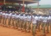 PHOTO: Nigeria's Corps members taking salute