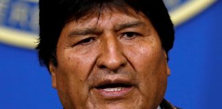 Bolivian president resigns