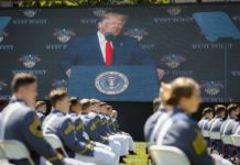 sky news africa At West Point, Trump appeals for unity in troubled times