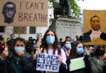 skynewsafrica Burn down racism': global protests spread over George Floyd's death