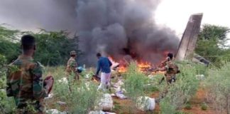 sky news africa UN cargo plane crashes in Somalia, 3 crew members survive