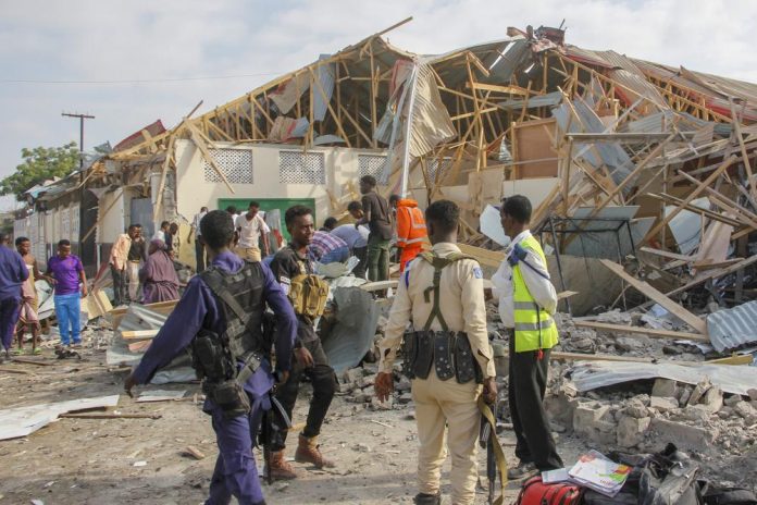 sky news africa Al-Shabab blast by school in Somali capital kills at least 8