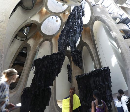 sky news africa Suspended sculpture transforms South Africa's Cape Town museum’s atrium