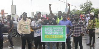 sky news africa Nigerian students protest 7-month lecturers strike