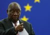South Africa president bans annual salary increase for cabinet