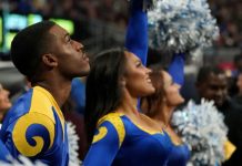 Rams' male cheerleaders make Super Bowl history