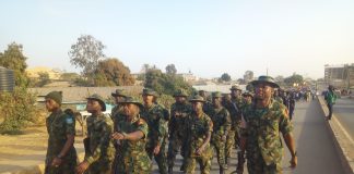 Military taskforce, youth’s in Nigeria treks 8117 steps for peace