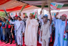 Buhari, Nigeria ruling party execs 'attacked' at rally in Ogun State