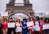 Curvy women defy stereotypes with Eiffel Tower fashion show