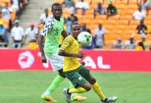 Nigeria can't match Bafana Bafana's pace and skill