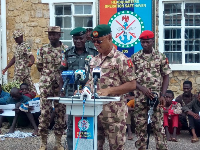 Nigeria’s Military taskforce arrests 23 criminals, cultists