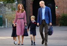 Princess Charlotte arrives for first day of school