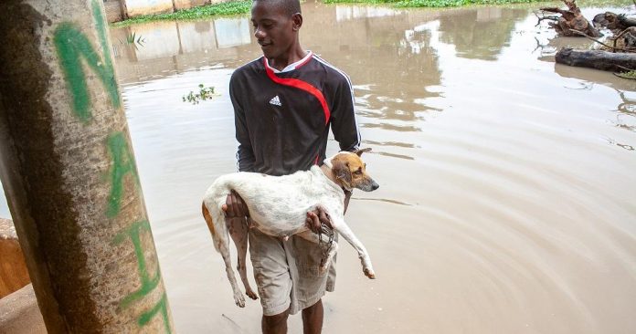 Sky News Africa Angola: heavy torrential rains in Luanda kill 41 people
