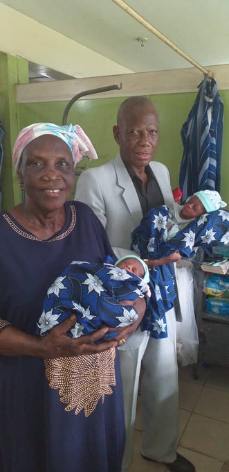 sky news africa 68-year-old Nigerian delivers twins in Lagos hospital