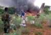 sky news africa UN cargo plane crashes in Somalia, 3 crew members survive