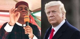 sky news africa Nigeria's ex minister thumbs up for Trump win or lose