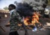 sky news africa Burkina Faso security forces fire tear gas at protesters