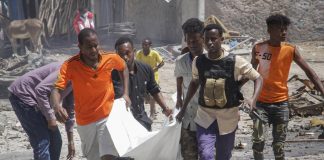 sky news africa Car bomb hits outside Mogadishu airport in Somalia; 8 killed